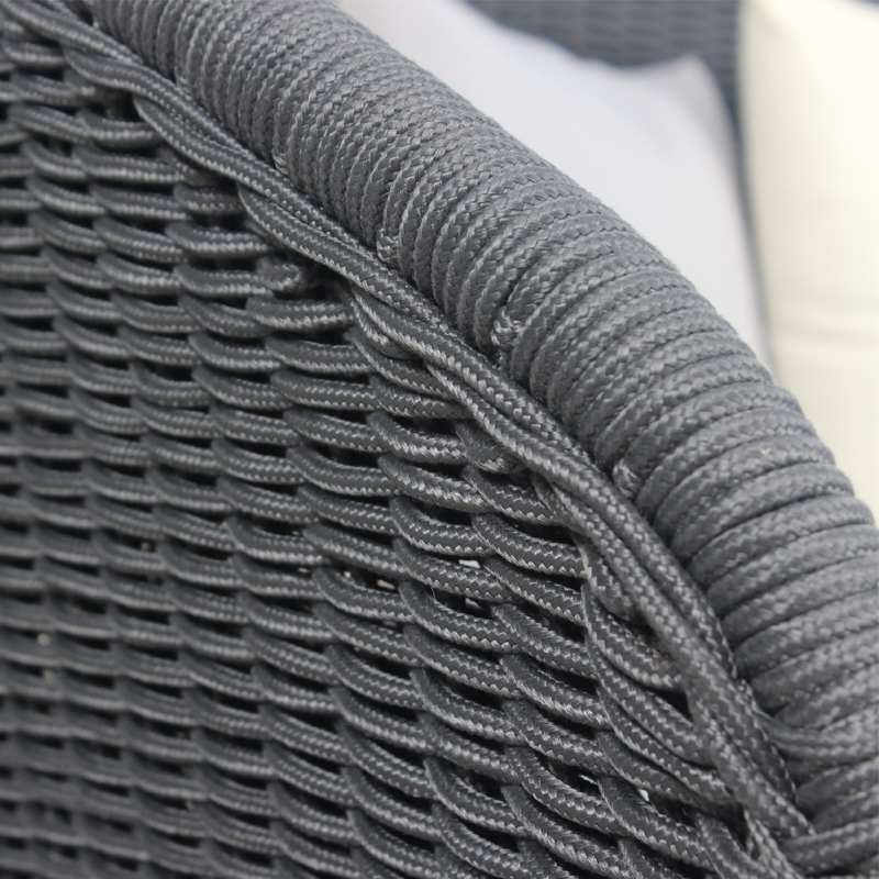 Chinese Modern Garden Hotel Outdoor Leisure Belt Rope Daybed