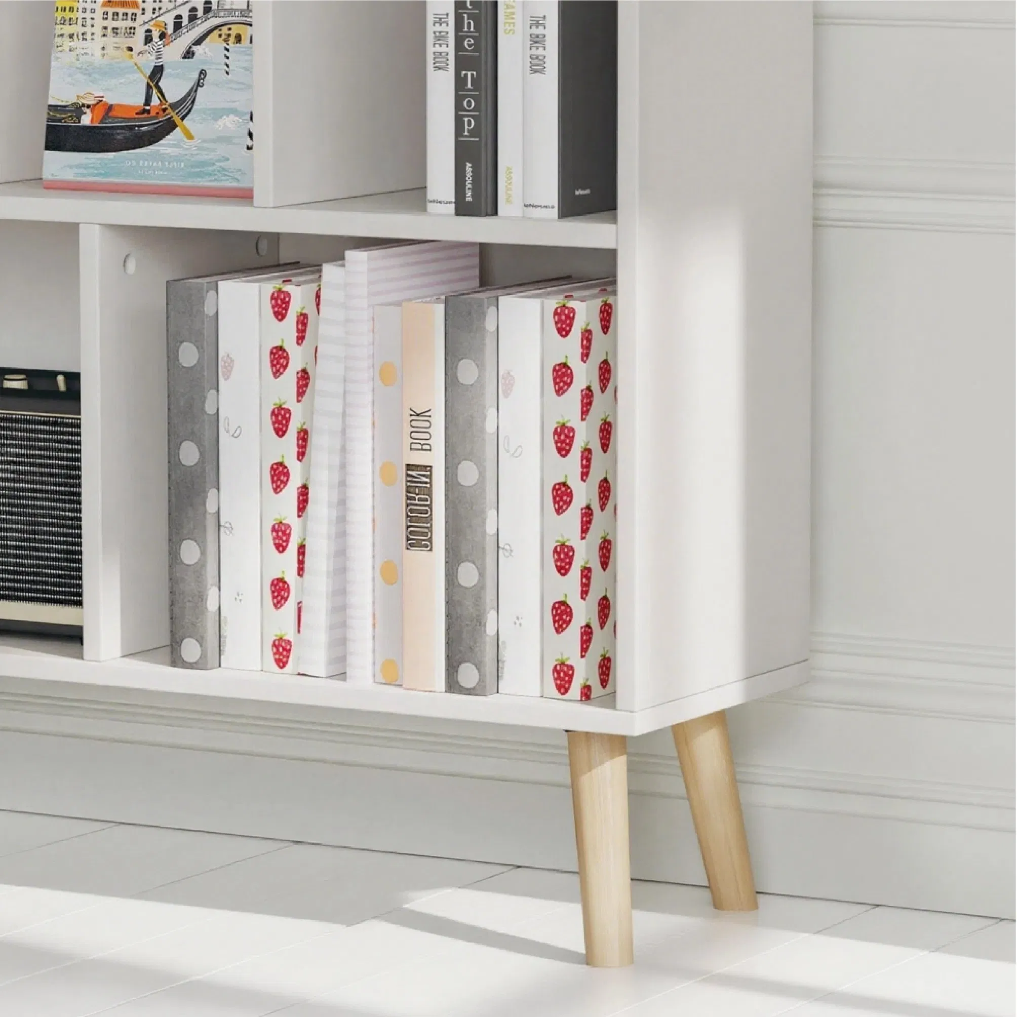 High Quality Frame Bookcase Storage Rack Dish Storage Rack for Kitchen Living Room