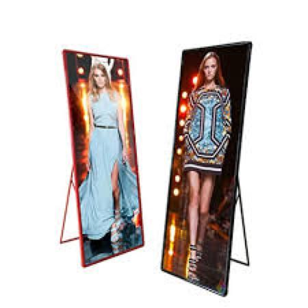 Wholesale P2 Digital Signage LED Poster Display Floor Standing Kiosk Screen for Advertising