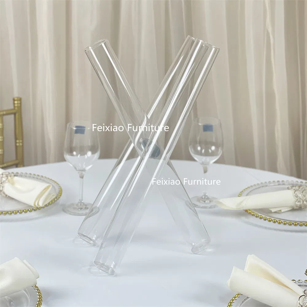 Modern Hotel Wedding Party Furniture Glass Flower Stand
