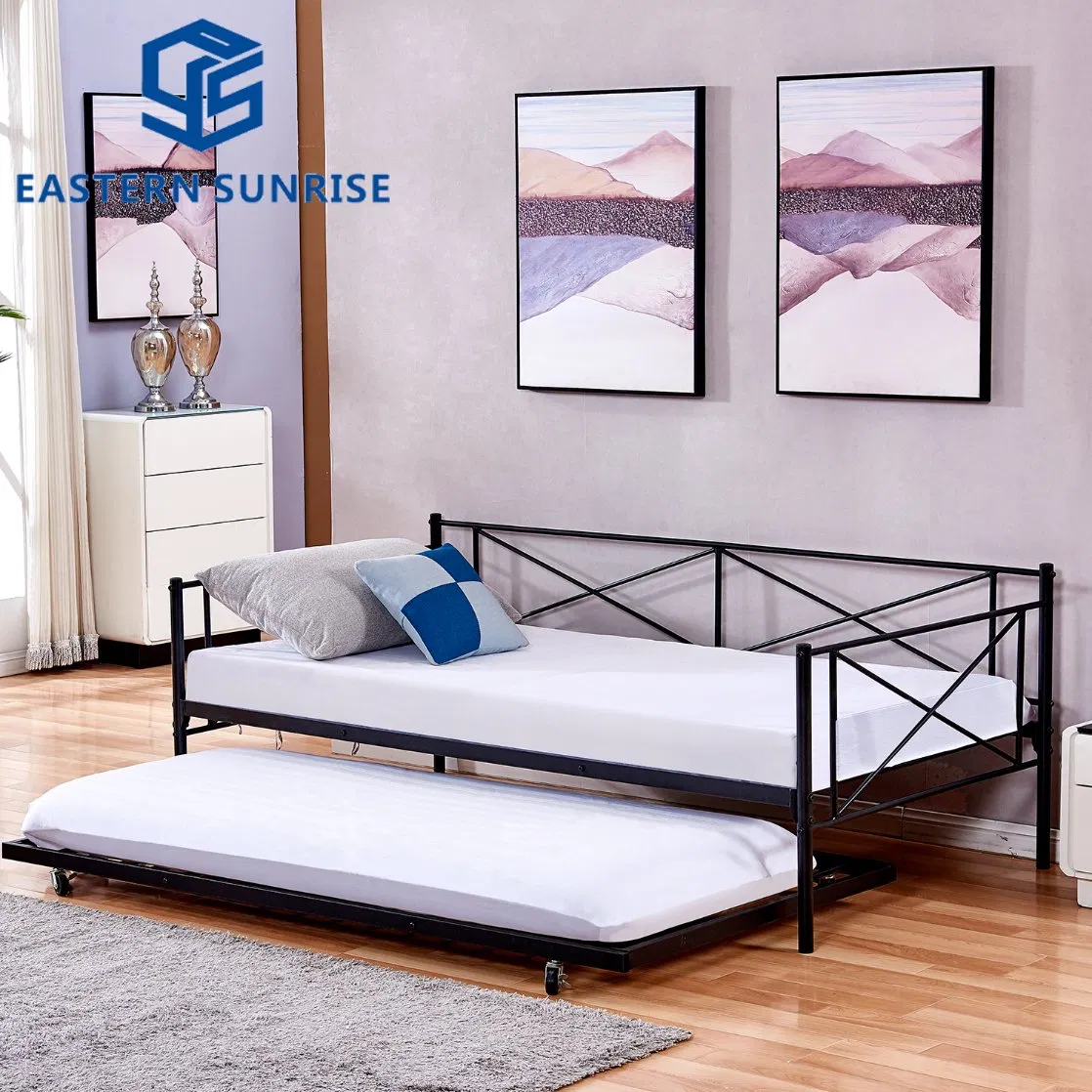 Perfect for Guests or Kids Modern Twin Metal Daybed