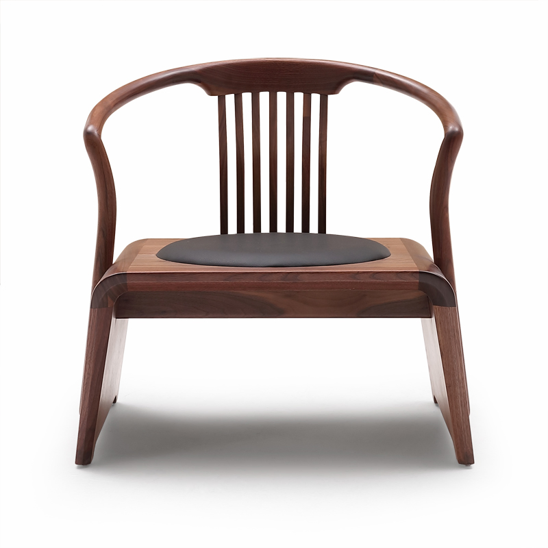 Ebony Solid Wood Kung Fu Tea Chair Redwood Backrest New Chinese Official Hat Master Dining Chair Traditional Home Furniture