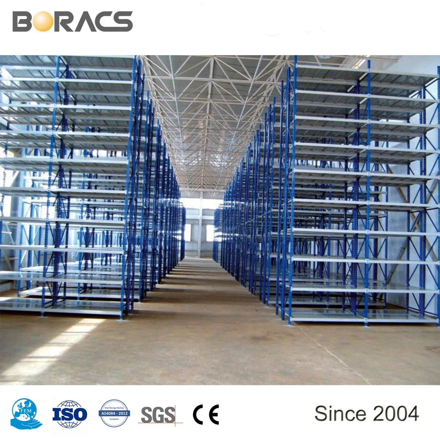Top-Quality Chinese Supplier &amp; Manufacturer Medium Duty Steel Longspan Shelving