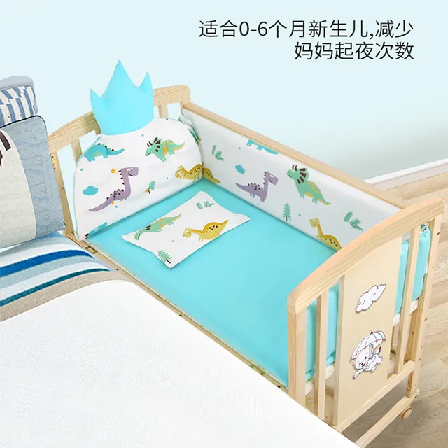 Wooden Baby Crib 4