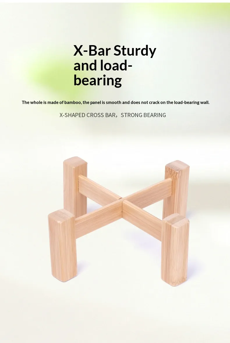 Bamboo Flower Stand Decoration