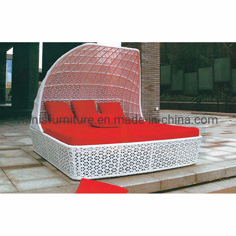 (M-ODSF32) Chinese Outdoor Garden Patio Rattan Furniture Recliner Leisure Day Bed