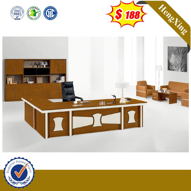 Luxury L Shape Design Chinese Furniture Wooden Executive Desk