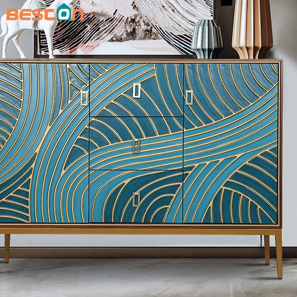 Light-Luxury Modern Shoe Storage Console Cabinet for Living Room &amp; Entryway