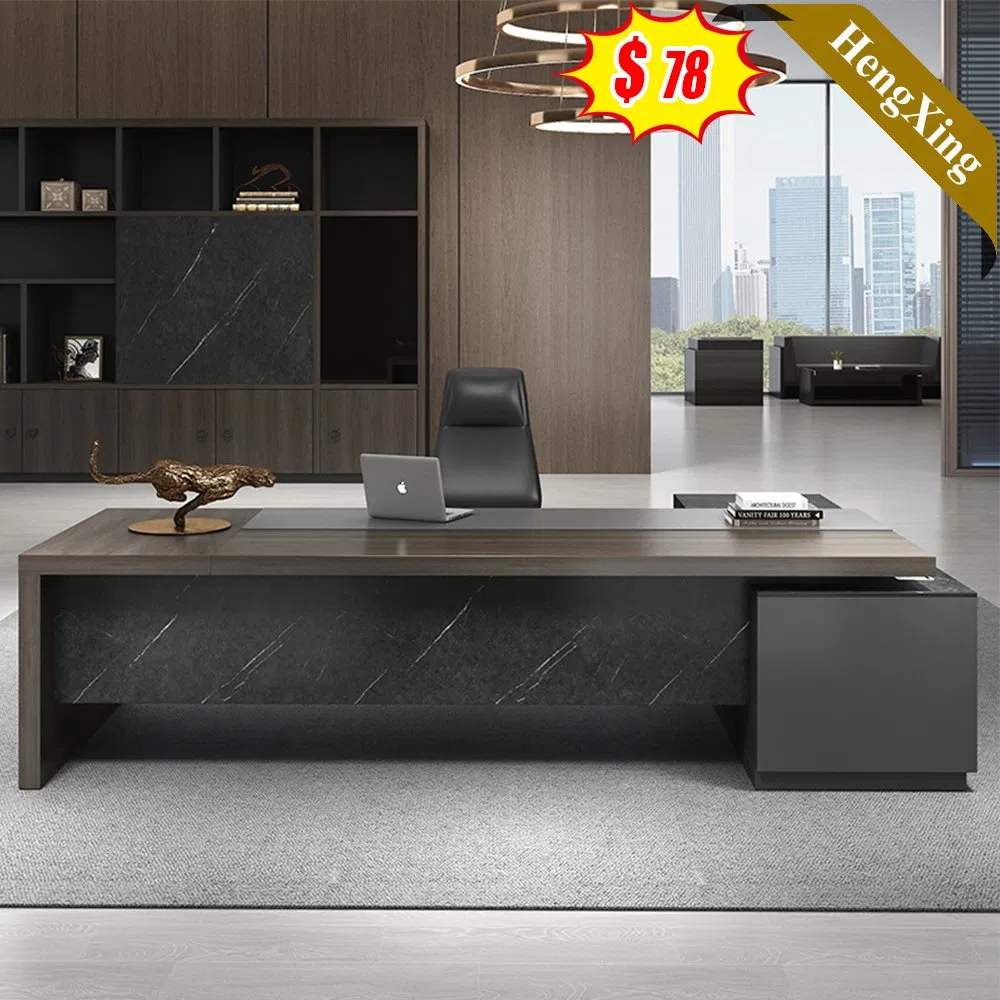 Chinese Suppliers Wooden Office Furniture MDF Manager Boss L-Shape Executive Office Desk