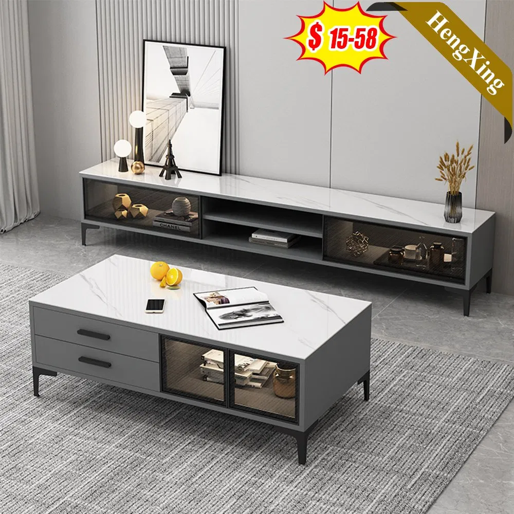 Hotel Living Room Furniture TV Stand Side Tables Console Coffee Table Wall Unit Storage Cabinets TV Cabinet
