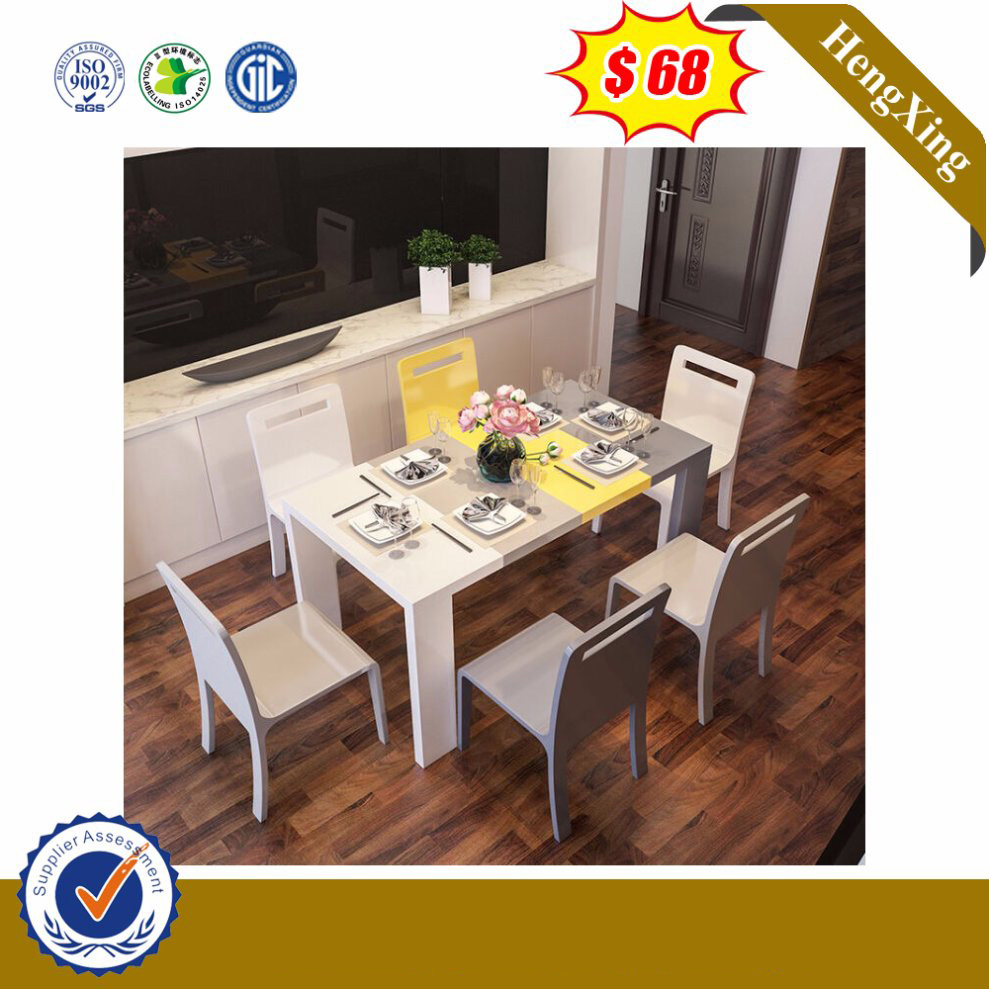 Chinese Cheap Price Modern Wooden Dining Room Patio Furniture Set Dining Table with Outdoor Chair