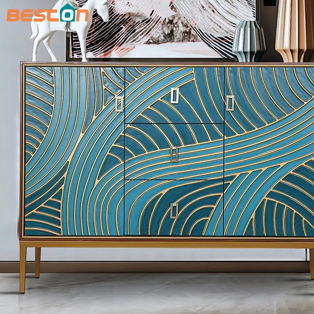 Light-Luxury Modern Shoe Storage Console Cabinet for Living Room &amp; Entryway