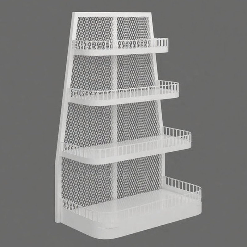 Directly Supplied by Chinese Manufacturers Transparent Acrylic Single-Sided Light Duty Promotional Shelf Metal Material