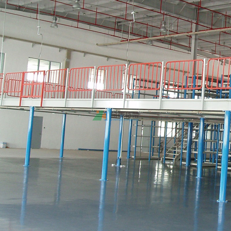 Chinese Racking Systems Galvanized Steel Plate Storage Rack Industrial Shelving Mezzanine Platform Shelf for Material Handling
