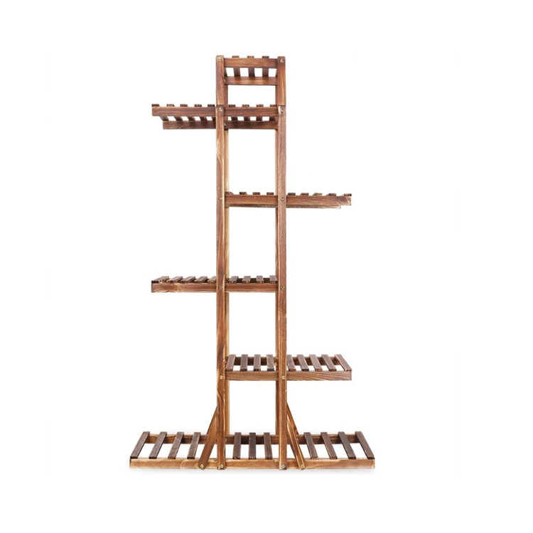 New Design Multi-Layer Wooden Plant Stand for Garden Decorative Flower Display Shelf for Plants Flowers