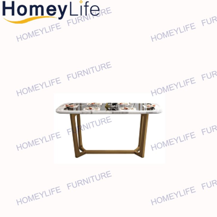 Chinese New Model Restaurant Furniture Marble Top Dining Table