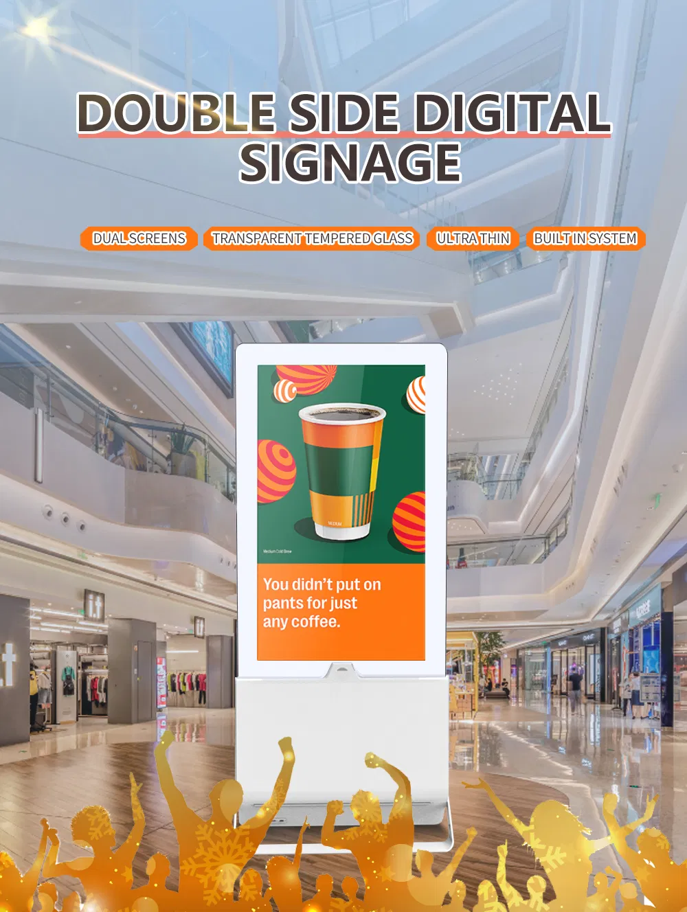 Ultra Slim Advertising Screen