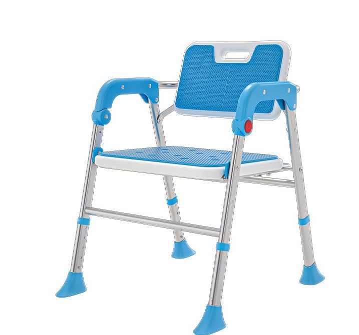 Portable Medical Aluminum Alloy Adjustable Folding Bath Shower Chair