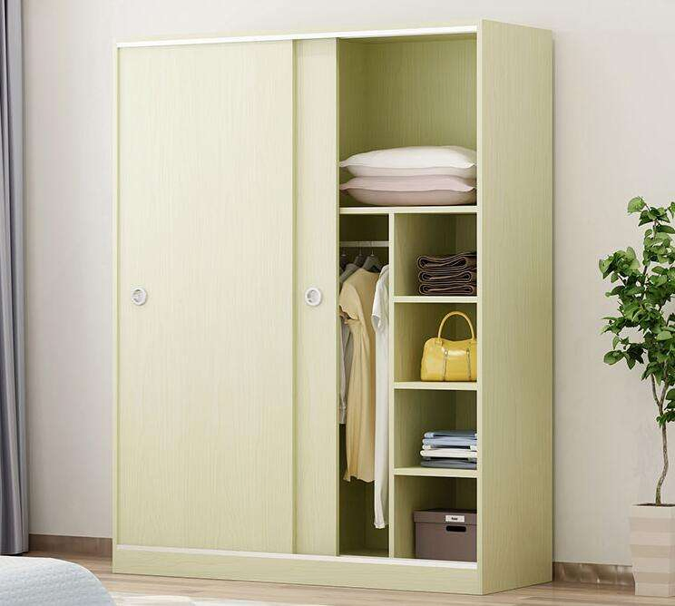 Wholesale Modern Bedroom Furniture High End Adult Movable Sliding Chinese Wooden Wardrobes