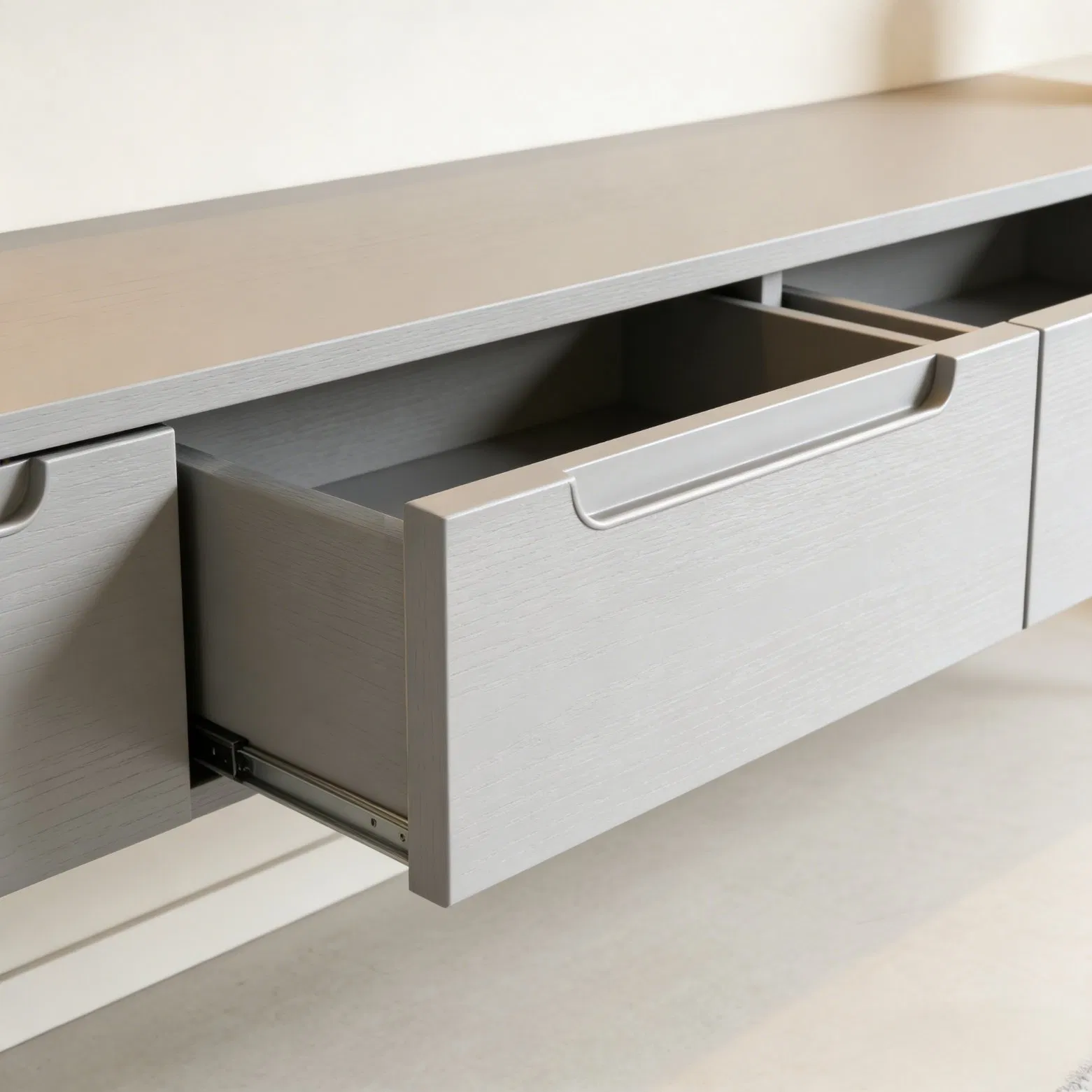 MDF TV Cabinet Media Console for Contemporary Home Interior