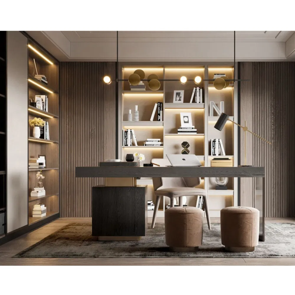 Swete Modern Custom Design Chinese Study Room Home Office Furniture Bookcase