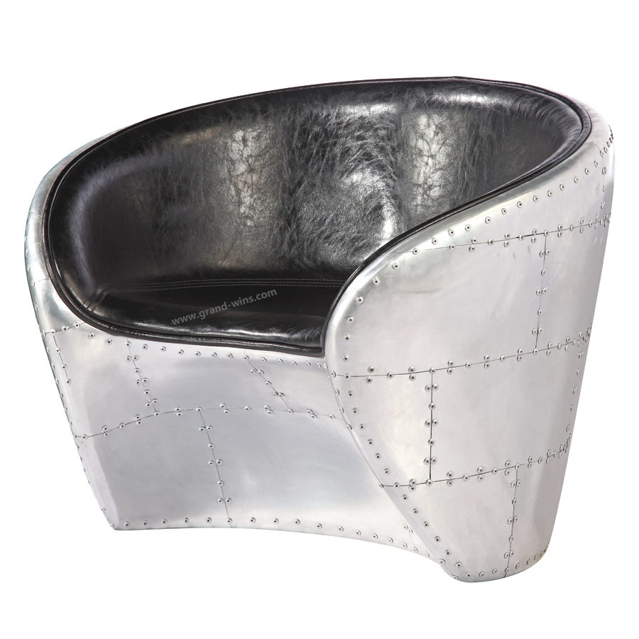 Horseshoe Chair Uminum Aviator Lounge Chair for Hotel Living Room