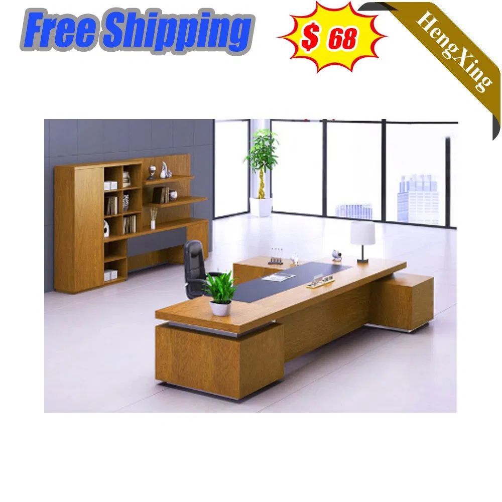Luxury L Shape Design Chinese Furniture Wooden Executive Desk