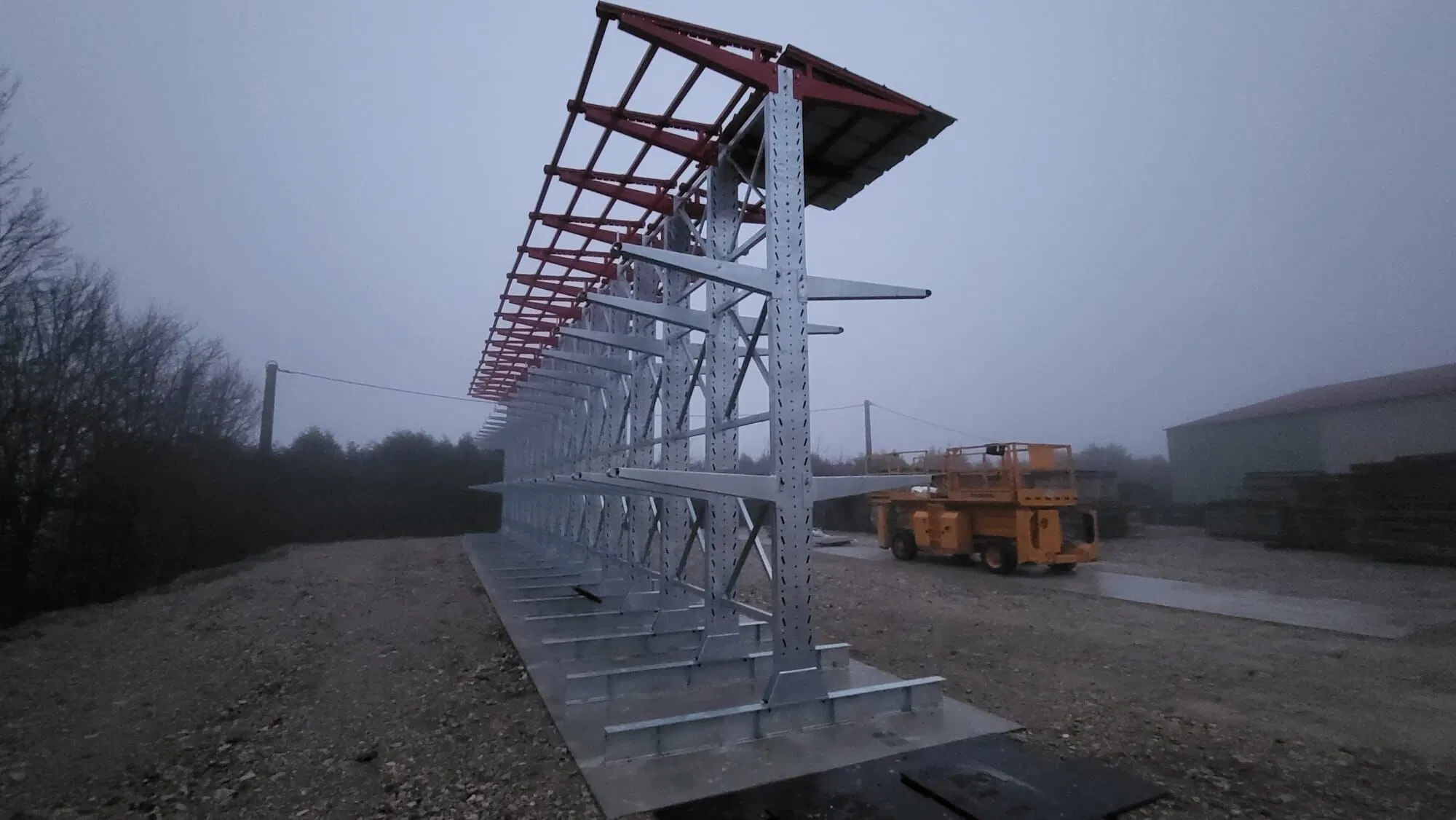 Cantilever Rack Customizable Cantilever Lengths Warehouse Storage Racking Galvanized Steel Structure Cantilever Shelves with Chinese Quality Warehouse Storage