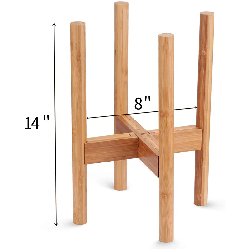 Bamboo Plant Stand 9