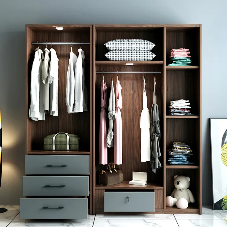 Wooden Wardrobe View 3