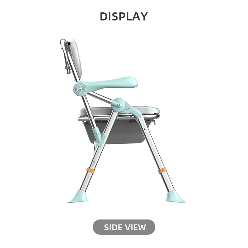 High Quality Bath Safety Bathroom Safety Height Commode and Shower Chair