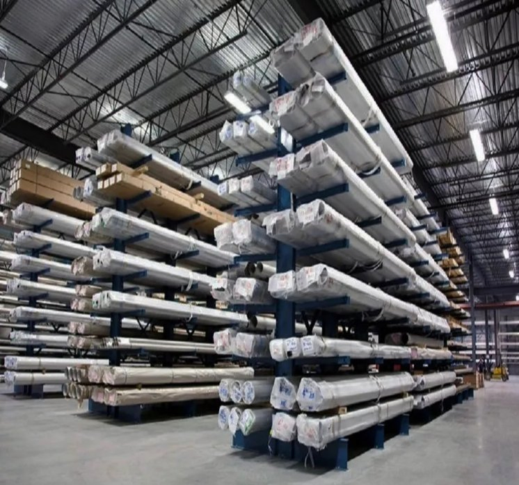 Cantilever Rack Customizable Cantilever Lengths Warehouse Storage Racking Galvanized Steel Structure Cantilever Shelves with Chinese Quality Warehouse Storage