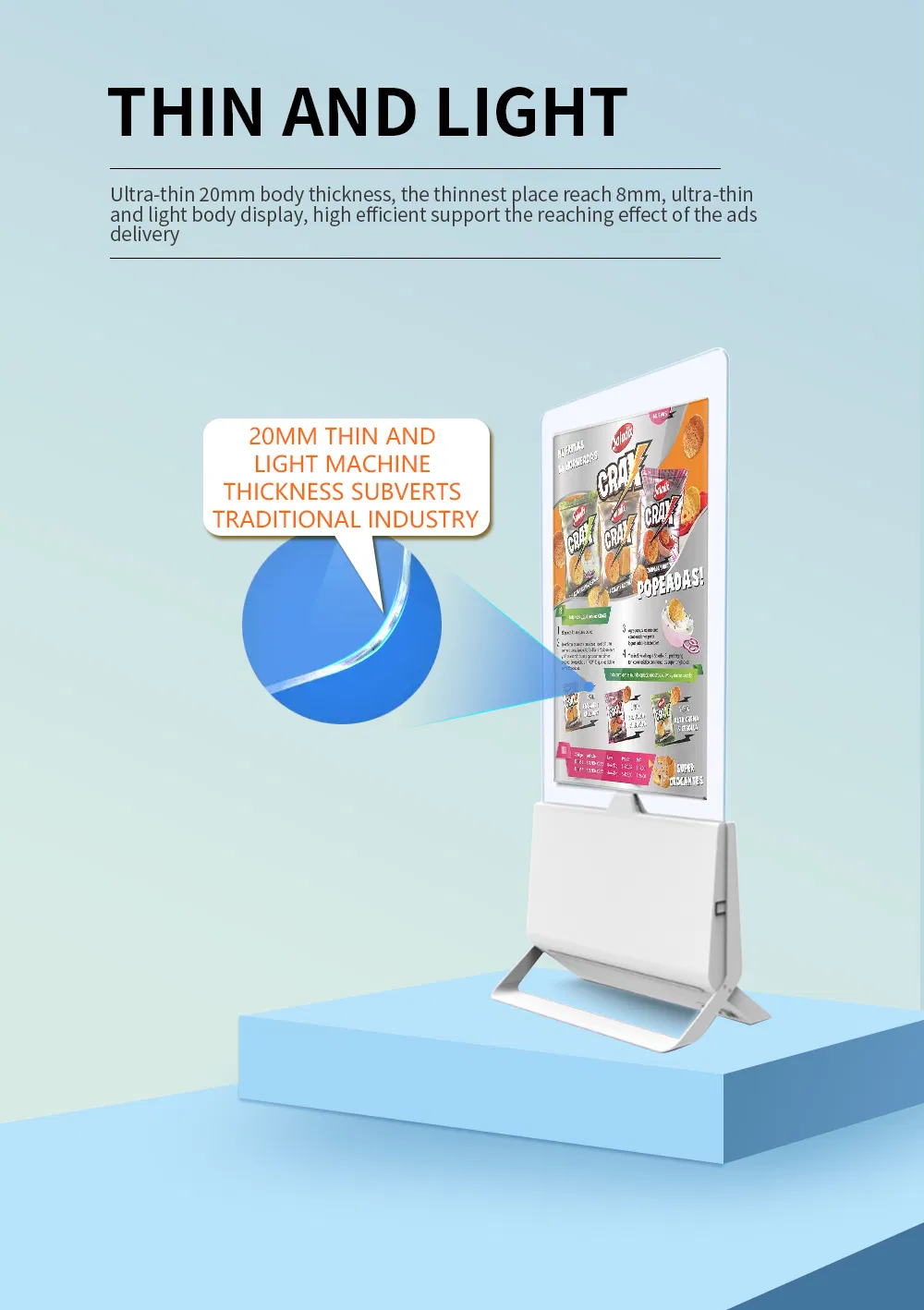 Professional Standing Display