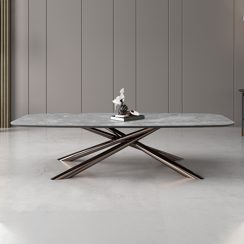 Chinese Rectangle Home Furniture Side Dining Set Coffee Table