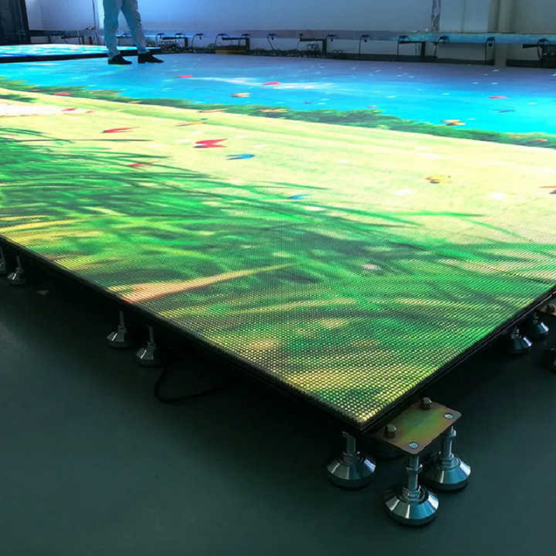 Dance Floor Display Mirror Screen Party Event Use Piano DJ RGB Tiles