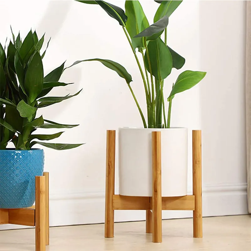 Bamboo Plant Stand 4