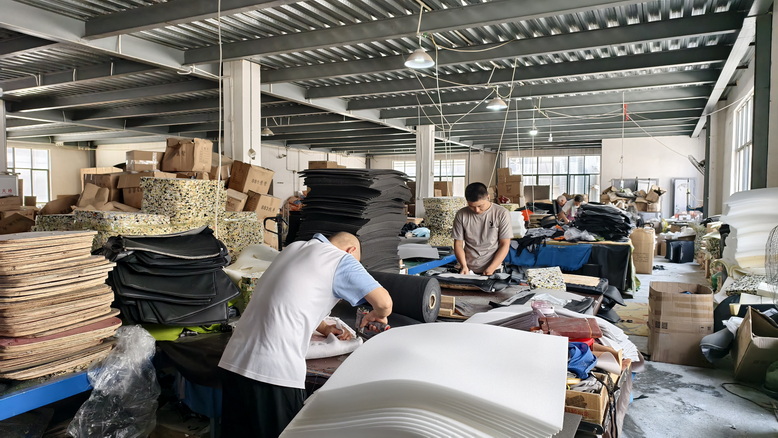 Final assembly and quality inspection of redwood furniture at ELDI Home