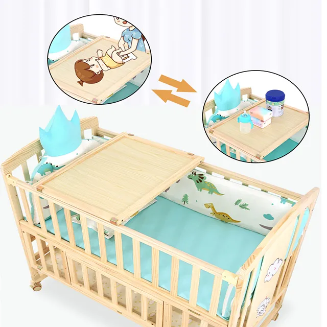 Wooden Baby Crib 3