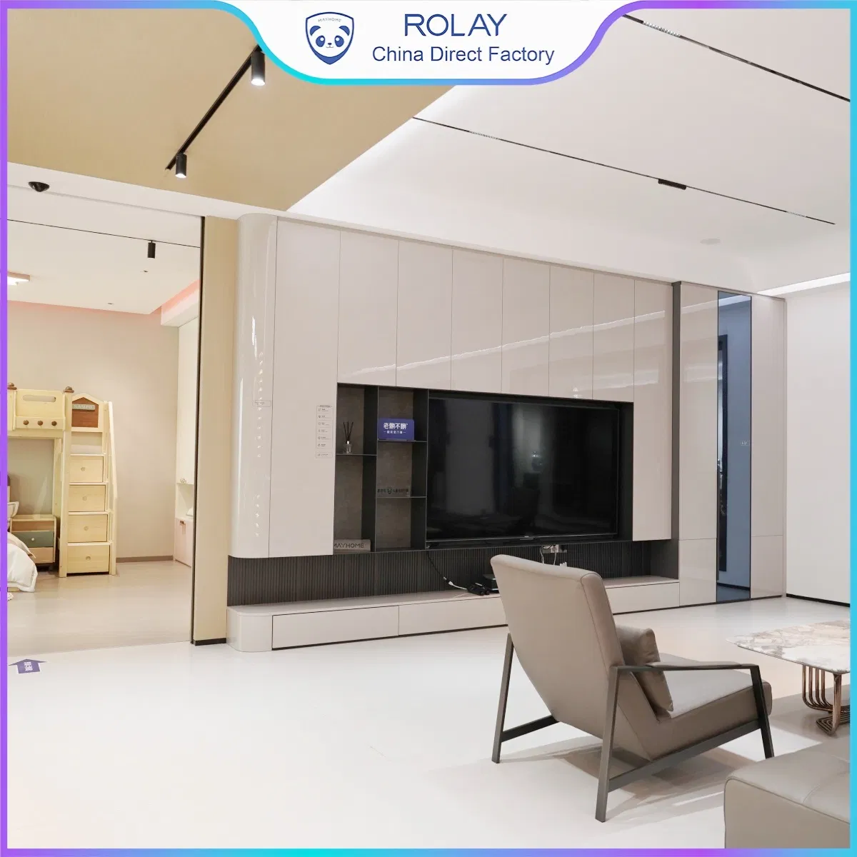 OEM Anti-Collapse Design Safe Adhesive Durable Core Alloy Aluminum Frame Console Cabinet