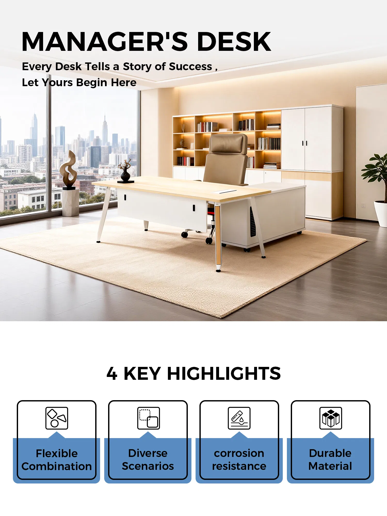 Office Desk Detail 1