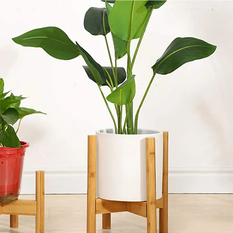Bamboo Plant Stand 5
