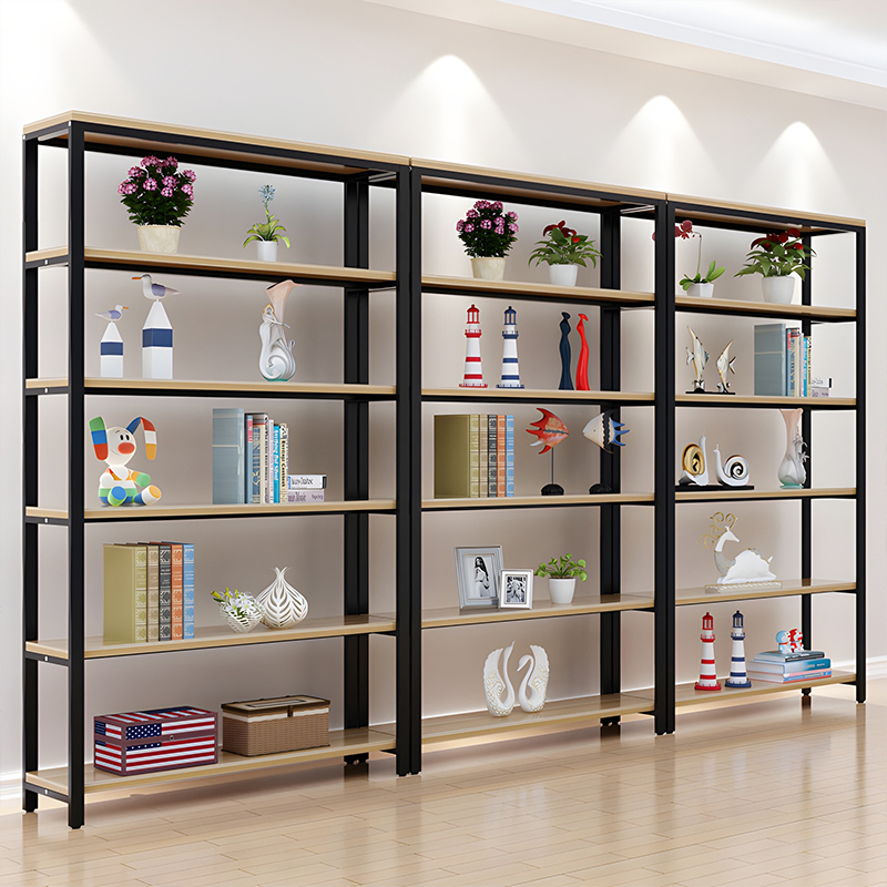Customized Library Furniture Metal Bookshelf Steel Cabinet Office Bookcase