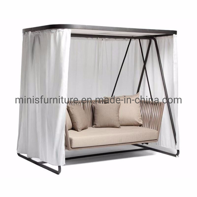 (M-ODSF32) Chinese Outdoor Garden Patio Rattan Furniture Recliner Leisure Day Bed