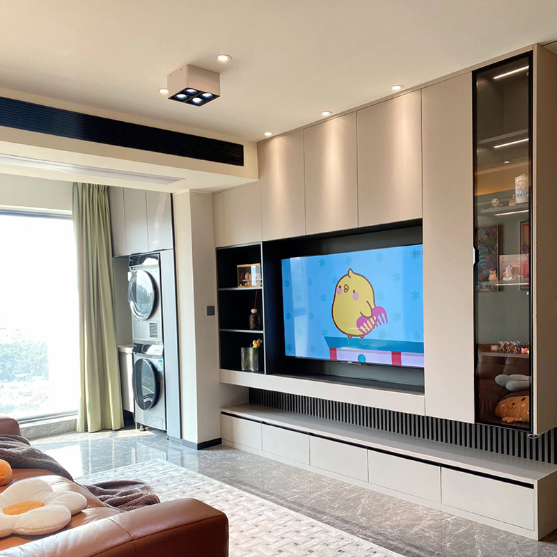 Modern Wooden Console Bench Cabinet Office TV Stand Wall Hanging Cabinet Home Living Room Furniture