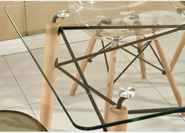 Glass Table Close-up