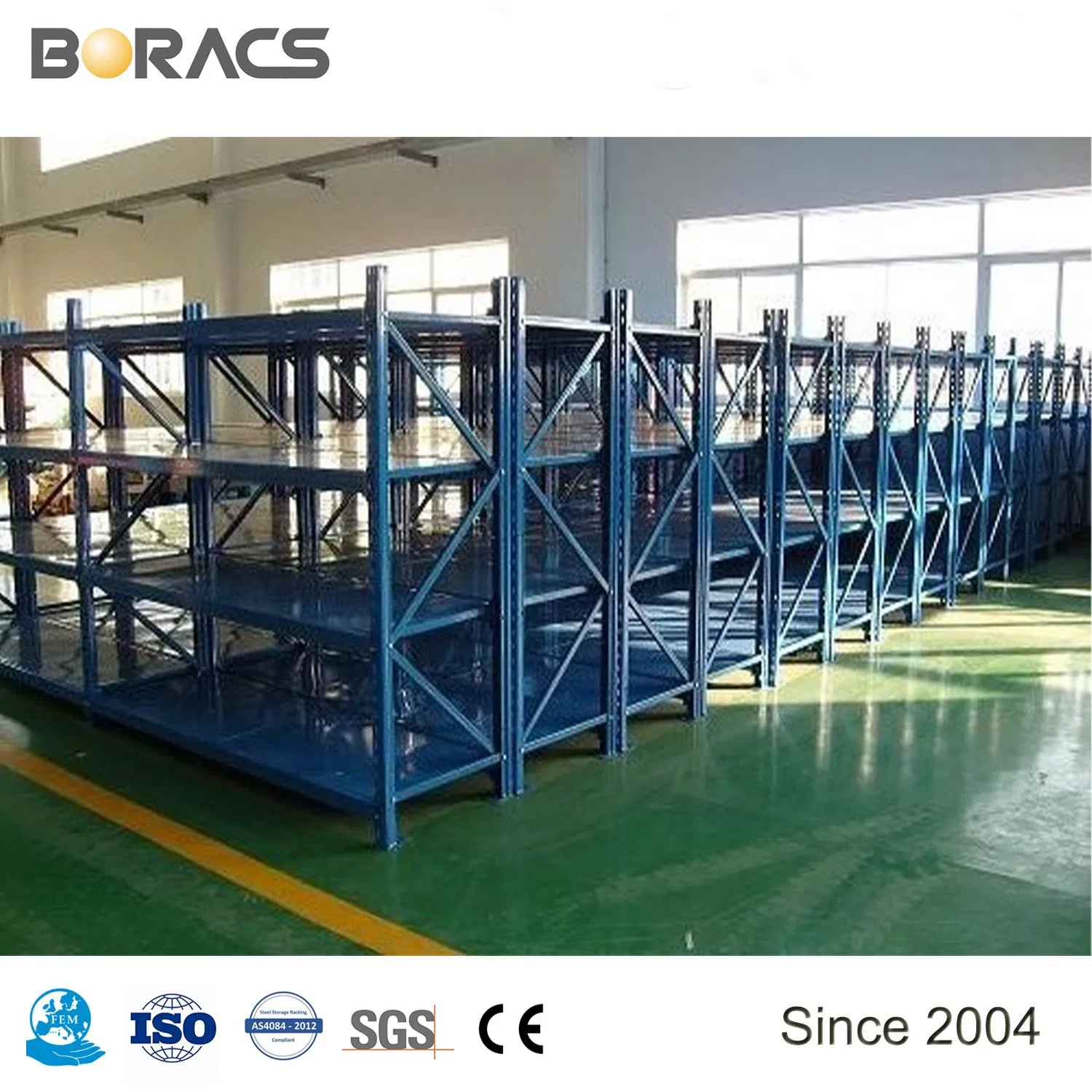 Top-Quality Chinese Supplier &amp; Manufacturer Medium Duty Steel Longspan Shelving