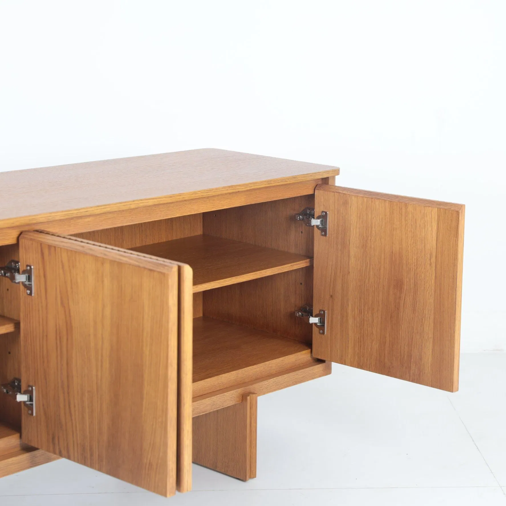 Textured Modern Style Orange Console Cabinet with High Quality