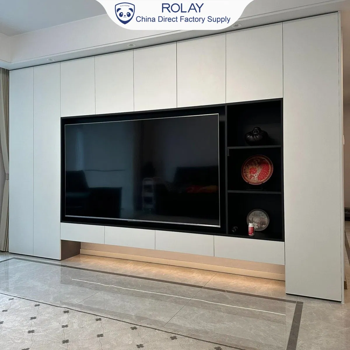 OEM Anti-Collapse Design Safe Adhesive Durable Core Alloy Aluminum Frame Console Cabinet