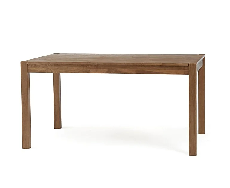 Chinese Wholesale Customized Natural Oak 150cm Rectangle Extending Table Wooden Home Dining Room Restaurant Modern Extension Ding Table