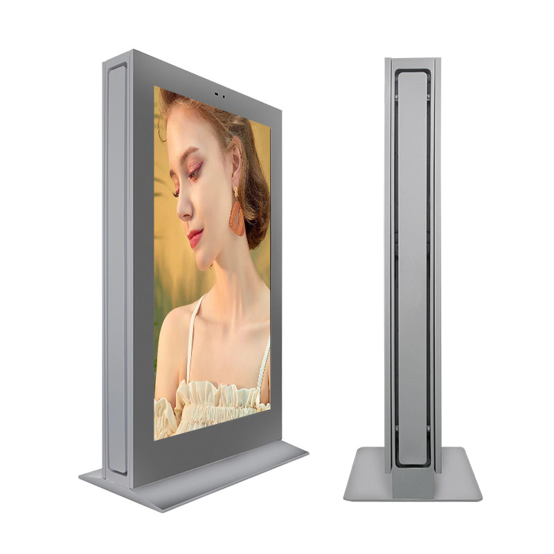 Outdoor 55 65 Inch Outdoor Digital Signage Nano Touch LCD Digital Signage Outdoor Floor Standing Screen